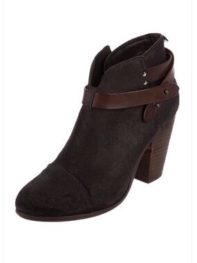 Rag & Bone Harrow Boot Black Suede Women’s Size 11